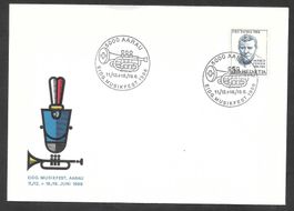 Sonderbrief S. 614 Eidgenössisches Musikfest Aarau 1966