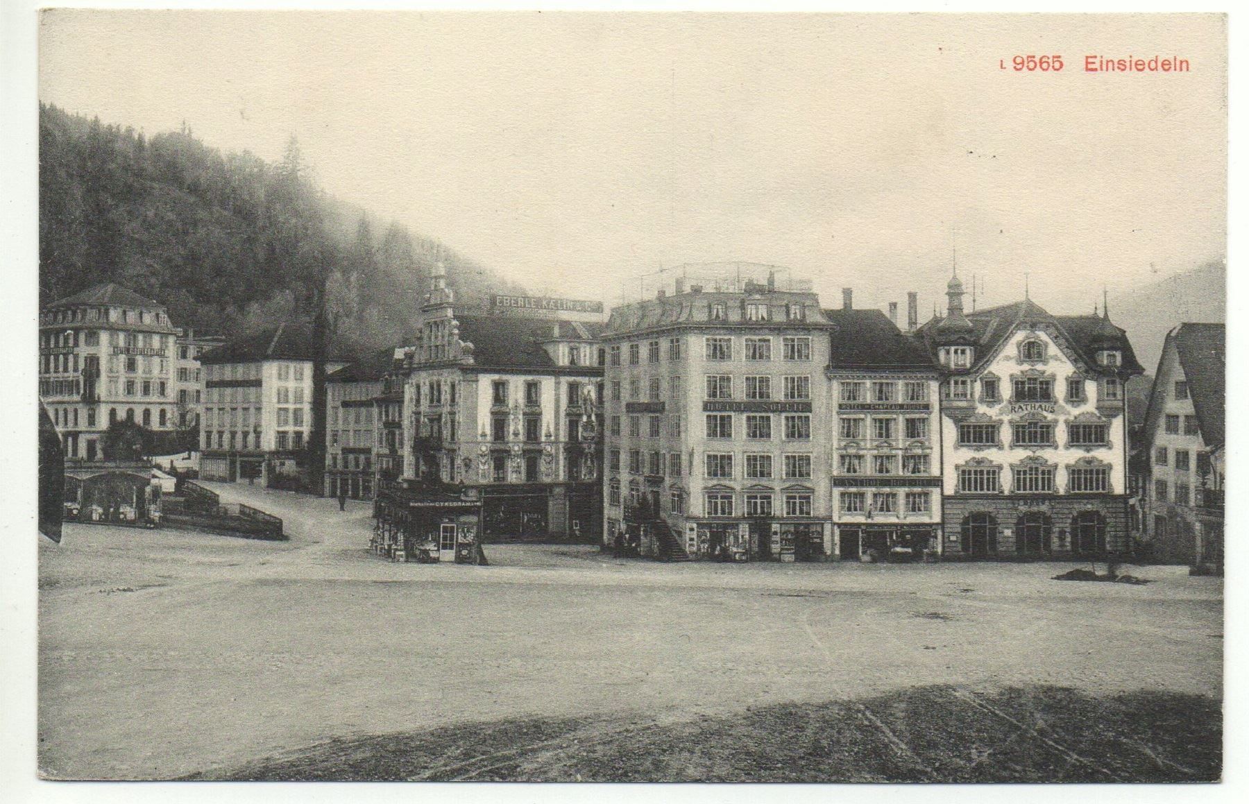Cartoline postali: EINSIEDELN Hotel Klostergarten – Usato da Jona venduto da philajona