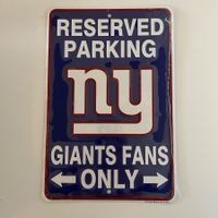 🏈 NFL New York Giants Parking Only (Lizenziert & OVP)