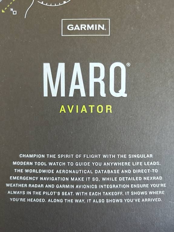 Smartwatch: GARMIN MARQ AVIATOR Performance Edition – Usato da Birr venduto da miminus2 2