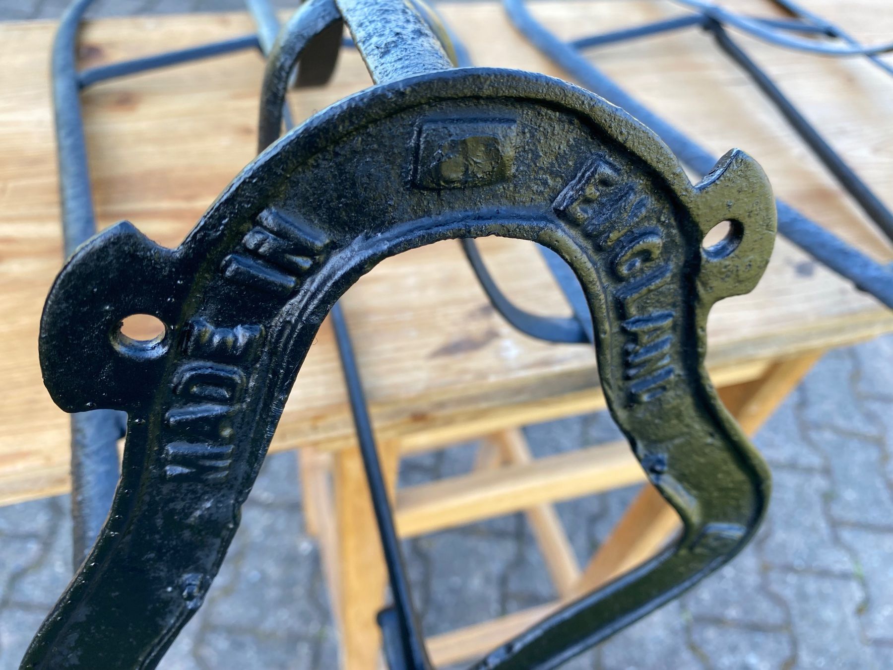 Selle & Accessori: 2 schöne alte Sattelhalter aus England – Usato da Feldbach venduto da Fea1 8