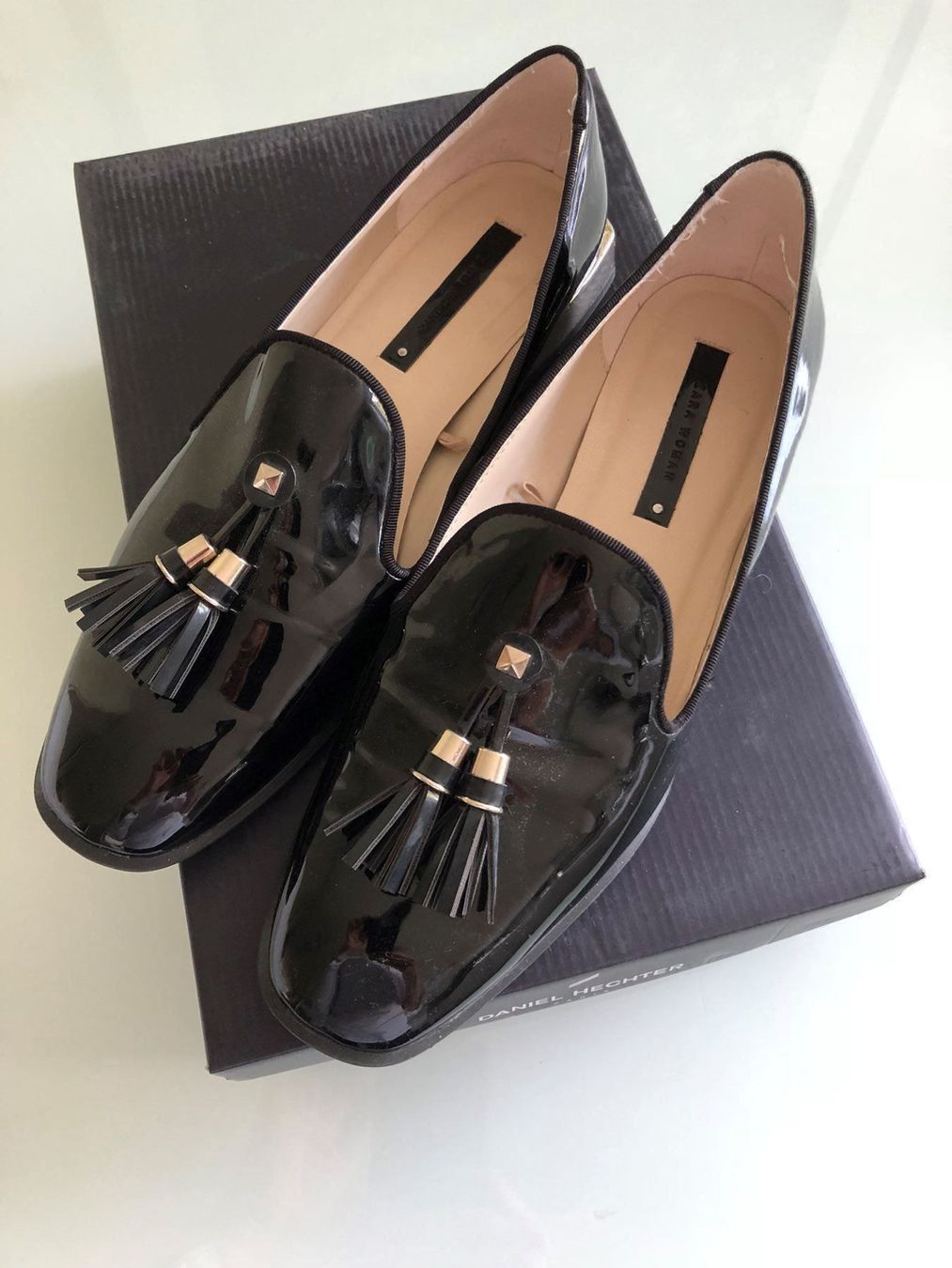 Scarpe da donna: Loafer Lack Schuhe Schwarz – Usato da Adliswil venduto da Jessik0 1