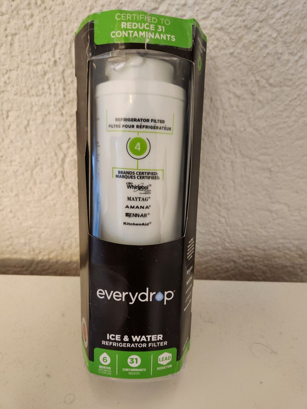 Sanitär: EveryDrop 4 Kühlschrank Wasserfilter-Neu & Originalverpackt – Gebraucht aus Meilen von Zen25 2