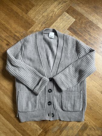 Strickjacke Allude Damen Grau 