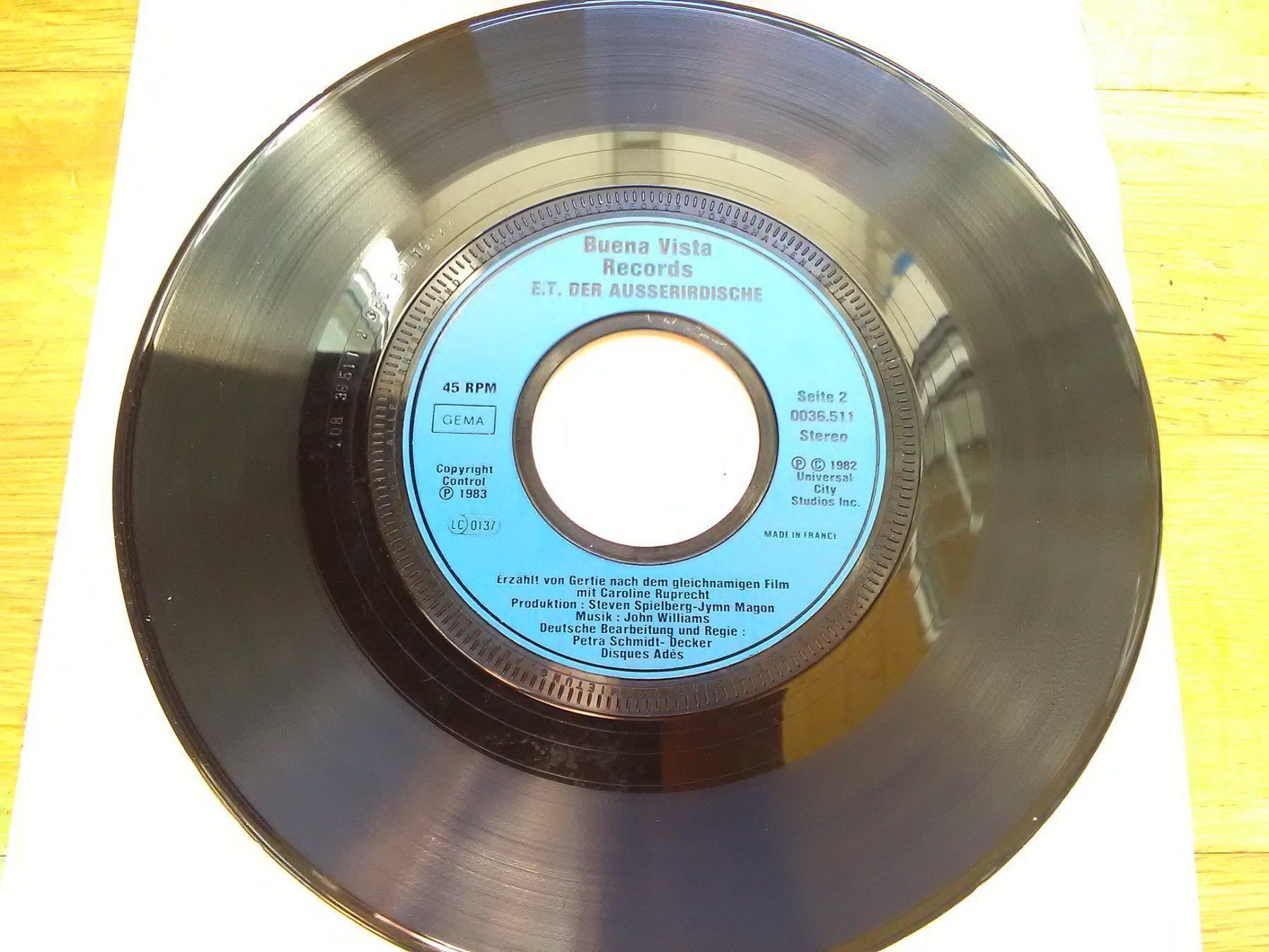 Schallplatten: E.T. Mini Bilderbuch-Schallplatte  '1983 – Gebraucht aus St. Gallen von elk2021 7