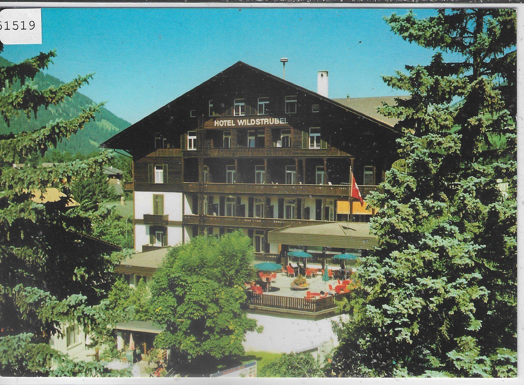 Cartoline postali: Lenk - Hotel Wildstrubel – Usato da Ettingen venduto da Kartenplanet