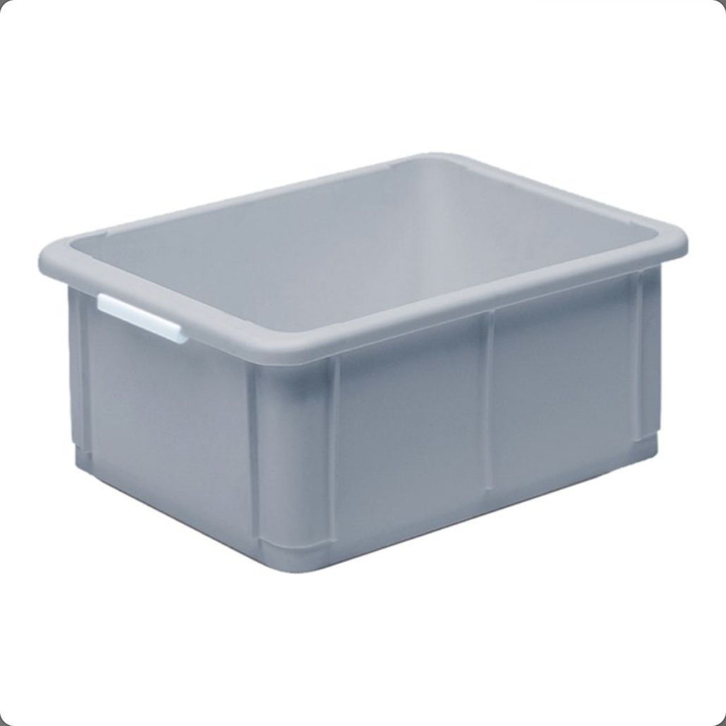 Casse di trasporto: Lagerbox grau Kunststoff 60x40x30 cm – Nuovo (secondo la descrizione) da muttenz venduto da os21