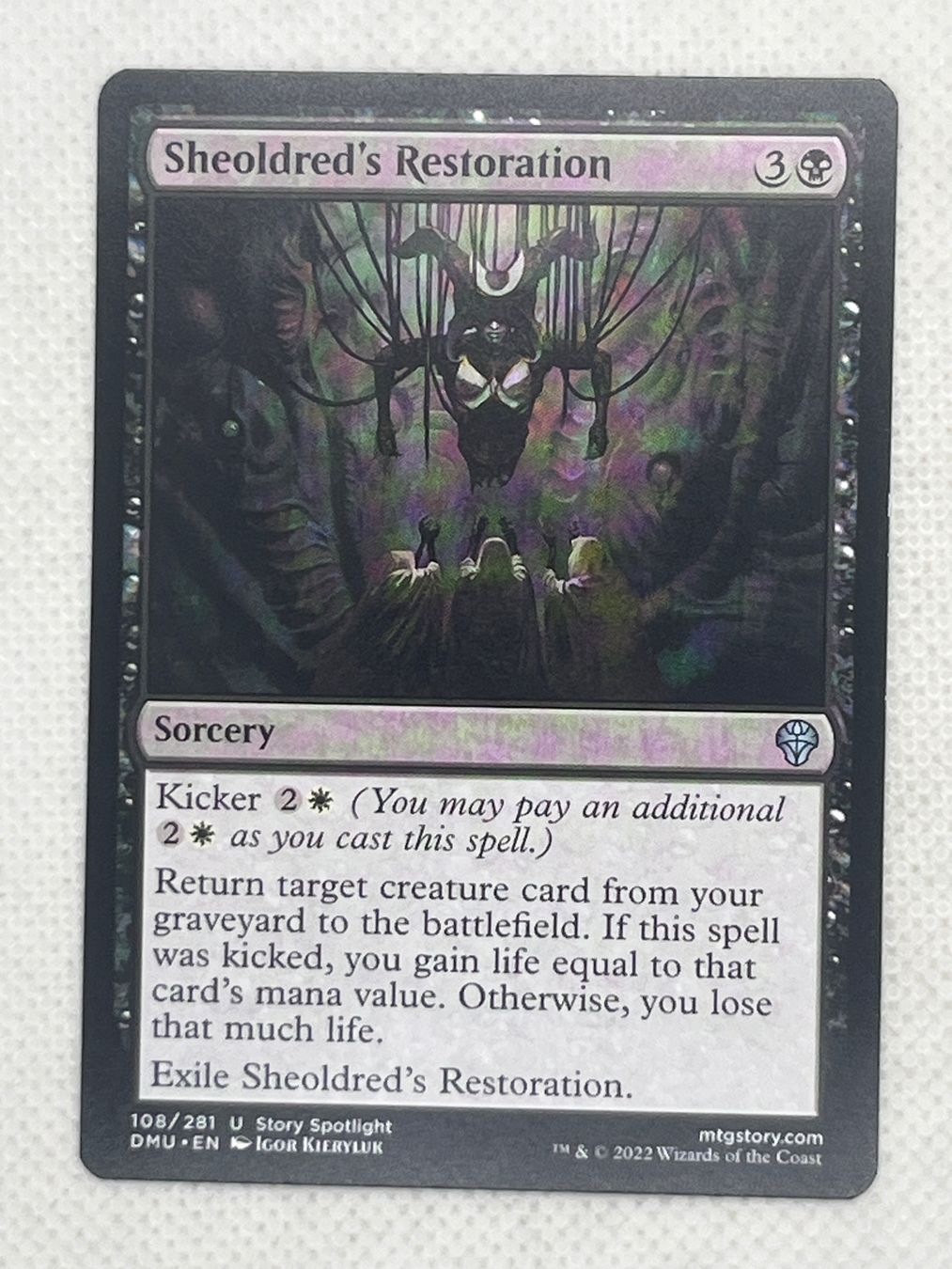 Magic The Gathering Sammelbilder & Trading cards: MTG Sheoldred’s Restoration DMU 108 Uncommon – Gebraucht aus Hinterkappelen von Kim1992