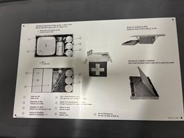 alu Tafel für Feldaltar Schweizer Armee