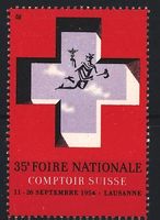Reklamemarke Lausanne, 35e Foire Nationa