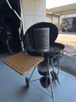WEBER Kugelgrill f.Holzkohle mit Aschenhalterung und Zubehör