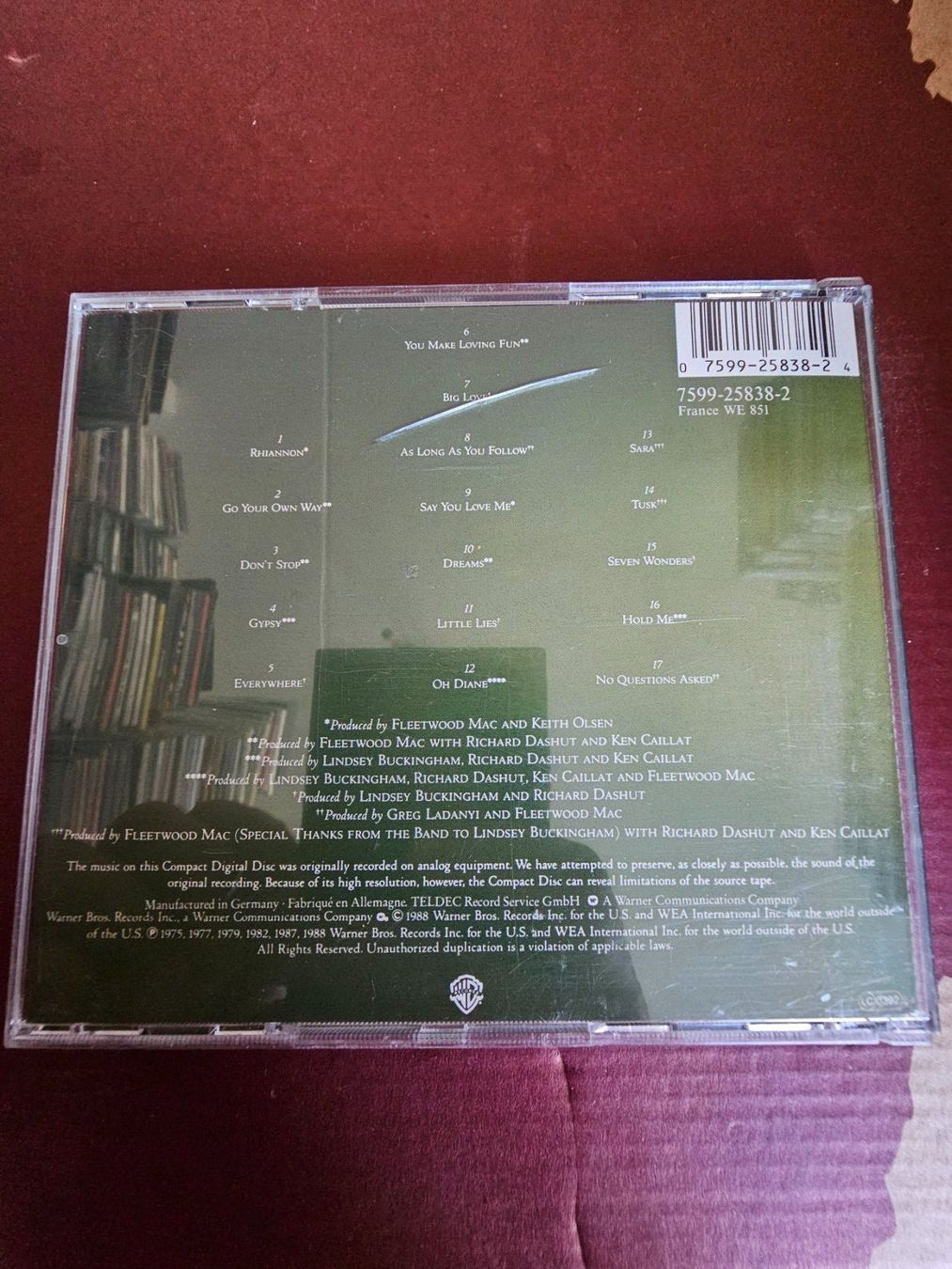 CDs: CD - Fleetwood Mac – Greatest Hits – Gebraucht aus Biberist von Foolio0 1
