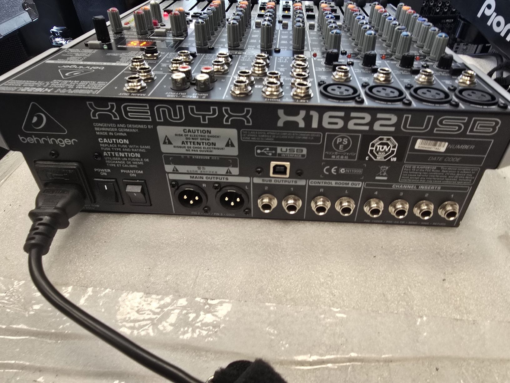 Behringer Console di mixaggio: Mixing console Behringer Xenyx X1622 USB – Usato da Zürich venduto da Roy-Events-Zurich 3