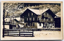 Alte Postkarte «Chalet Kammer Gstaad»