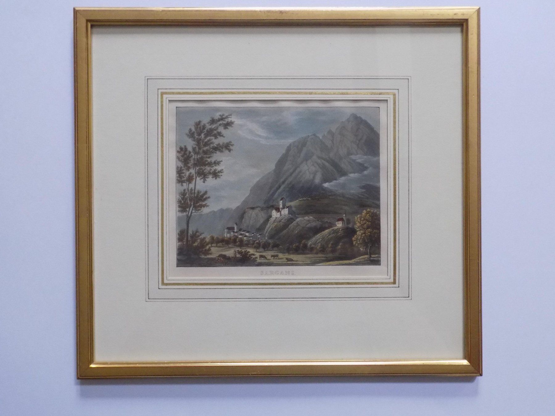 Gravures: Sargans Goldrahmen – D'occasion à Risch par Antikfee