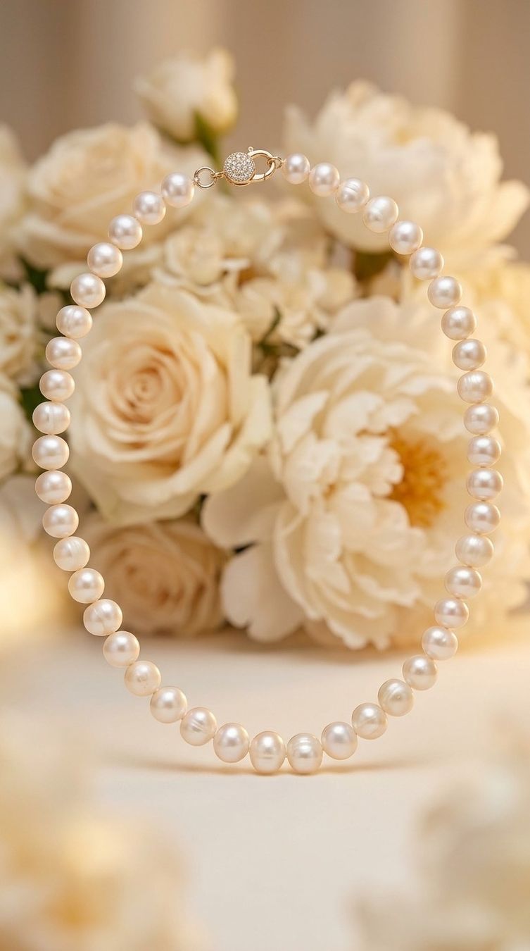 Perle (finte): Collier de perles 10 mm – Nuovo e nell'imballaggio originale da St-Maurice venduto da Sandrinette123 2