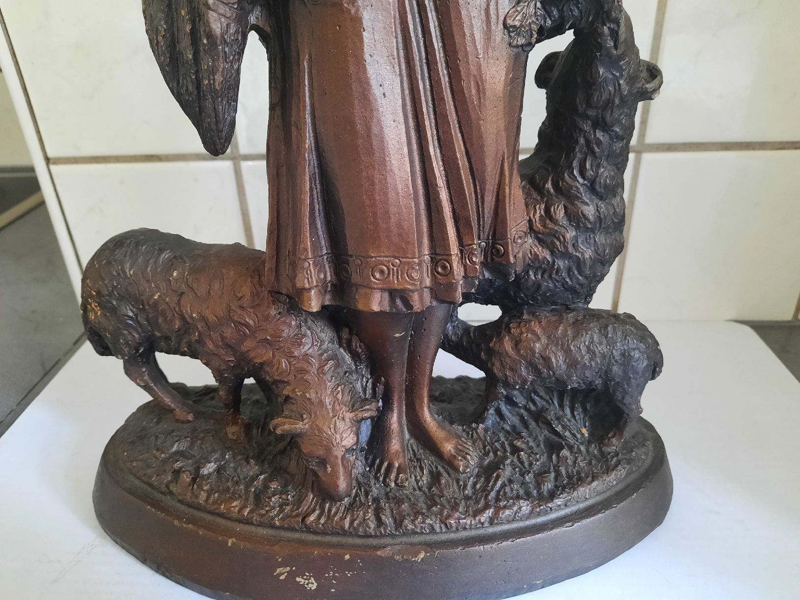 Skulpturen & Statuen: STATUE, ancienne. Hauteur : 37 cm. – Gebraucht aus Le Locle von marylise01 2