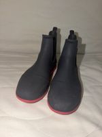 Gummistiefel Decathlon schwarz rot Grösse 35 gebraucht