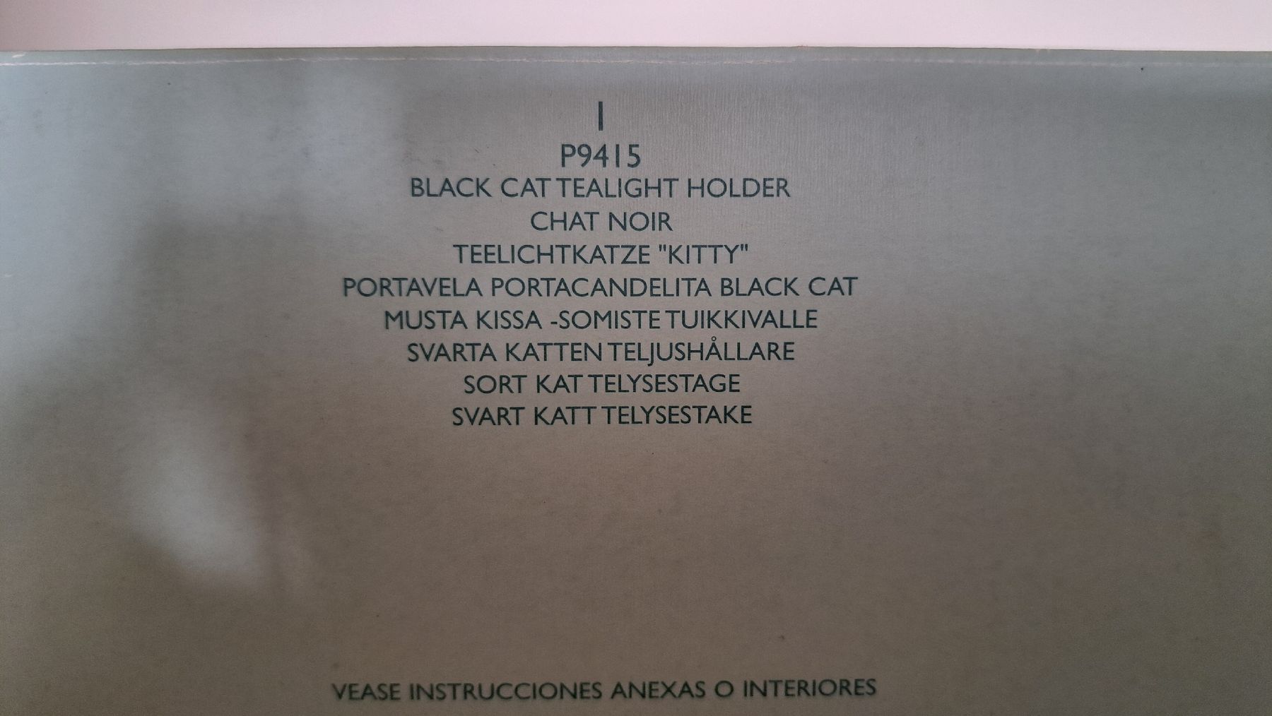 Partylite Portacandele: Teelicht Halter Schwarze Katze "Kitty"  – Usato da Boniswil venduto da Motze0 2