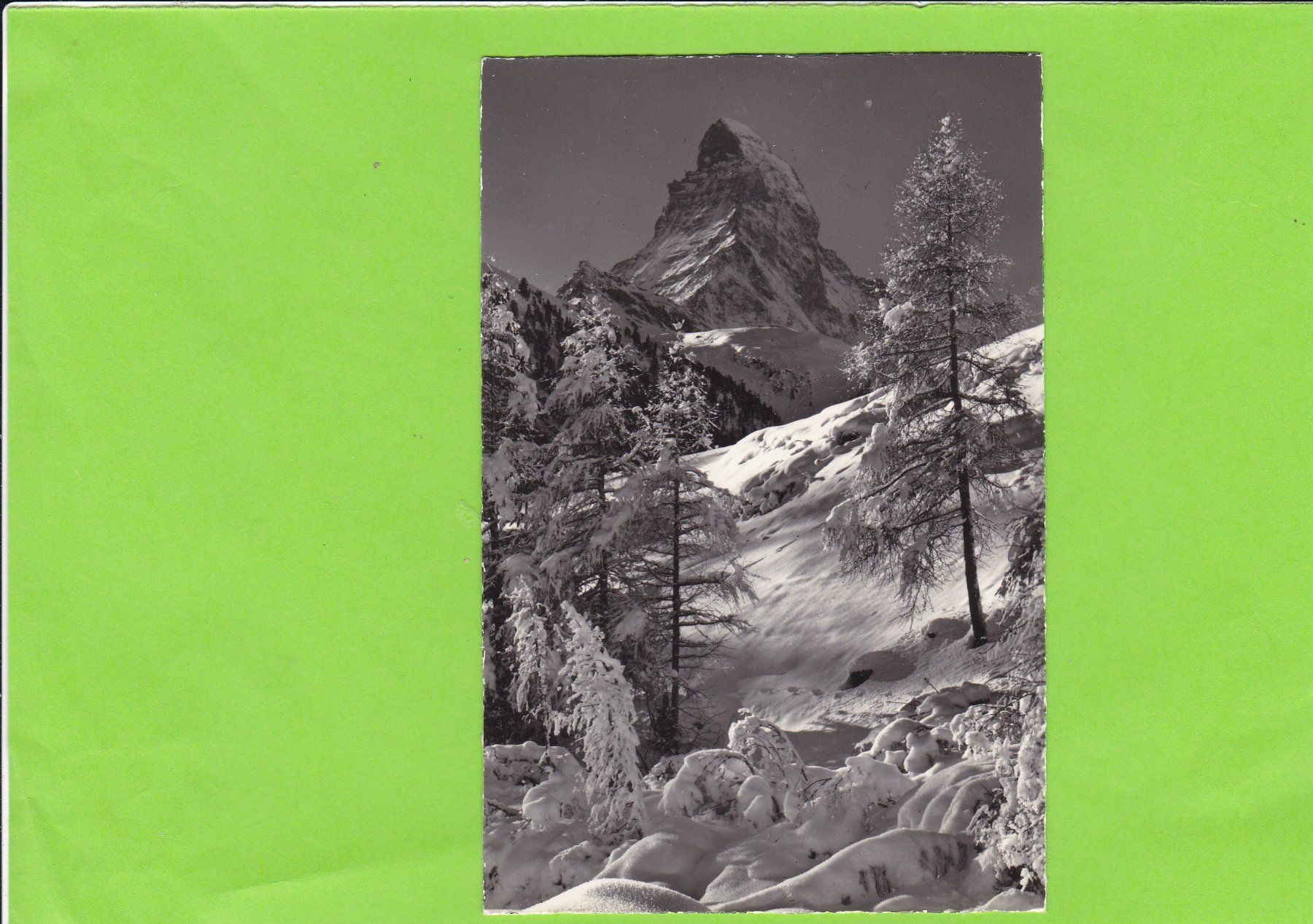 Cartoline postali: 49222 Neuschnee bei Zermatt – Usato da St. Peterzell venduto da neckertal