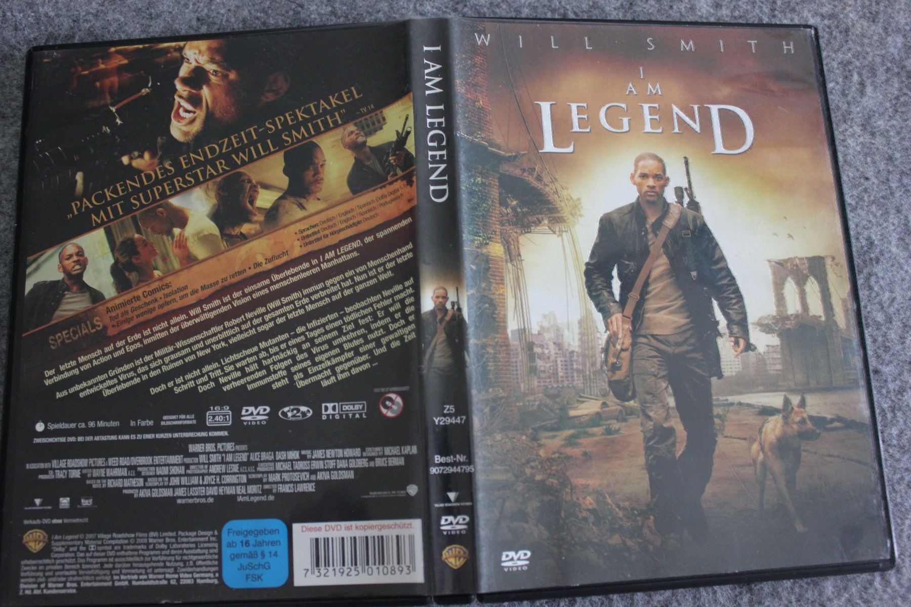 Tutti i DVDs: I am Legend DVD ( 49) – Usato da Geroldswil venduto da Schlumpfine1973