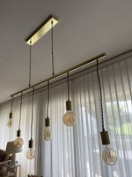 Lampe Hängeleuchte gold inkl. Leuchtmittel guter Zustand