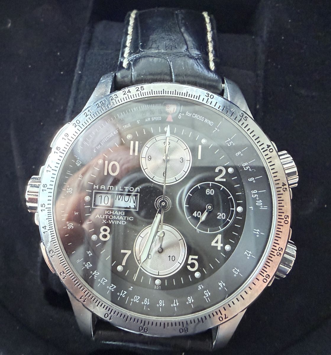 Hamilton Uhren: Hamilton Khaki Automatic X-Wind Chronograph gebraucht – Gebraucht aus Sennwald von robbo911