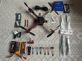 FPV Drohne Race Copter Freestyle Drohne +Zubehör