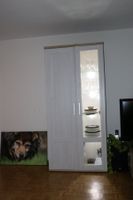 Vitrine Vintage Weiss mit Beleuchtung