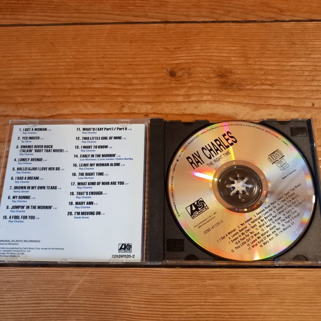 CD: Ray Charles - The Right Time – Usato da Ganterschwil venduto da zaz_h9b6 1