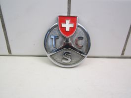 TCS-Emblem gut erhalten vechromt.