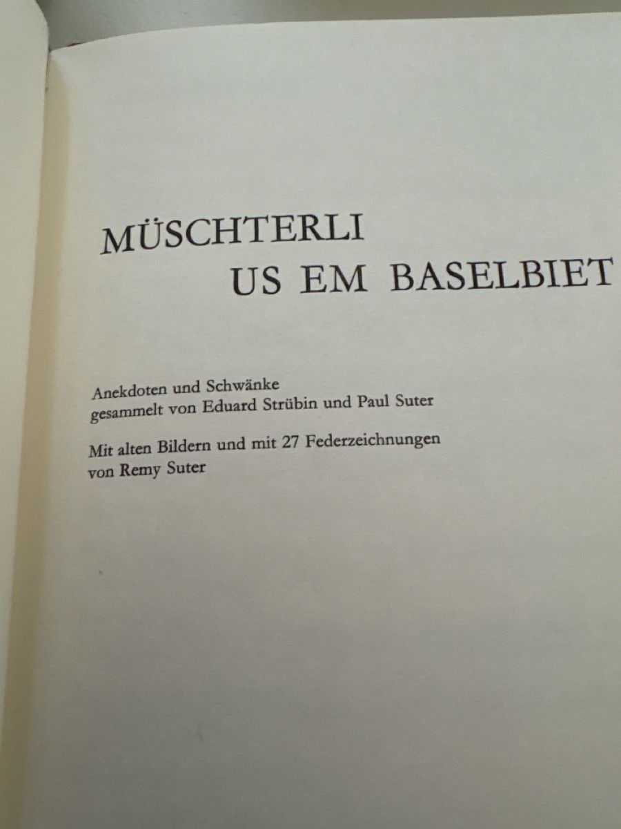 Libri: Buch müschterli us em baselbiet  – Usato da Lausen venduto da Zotty1 3
