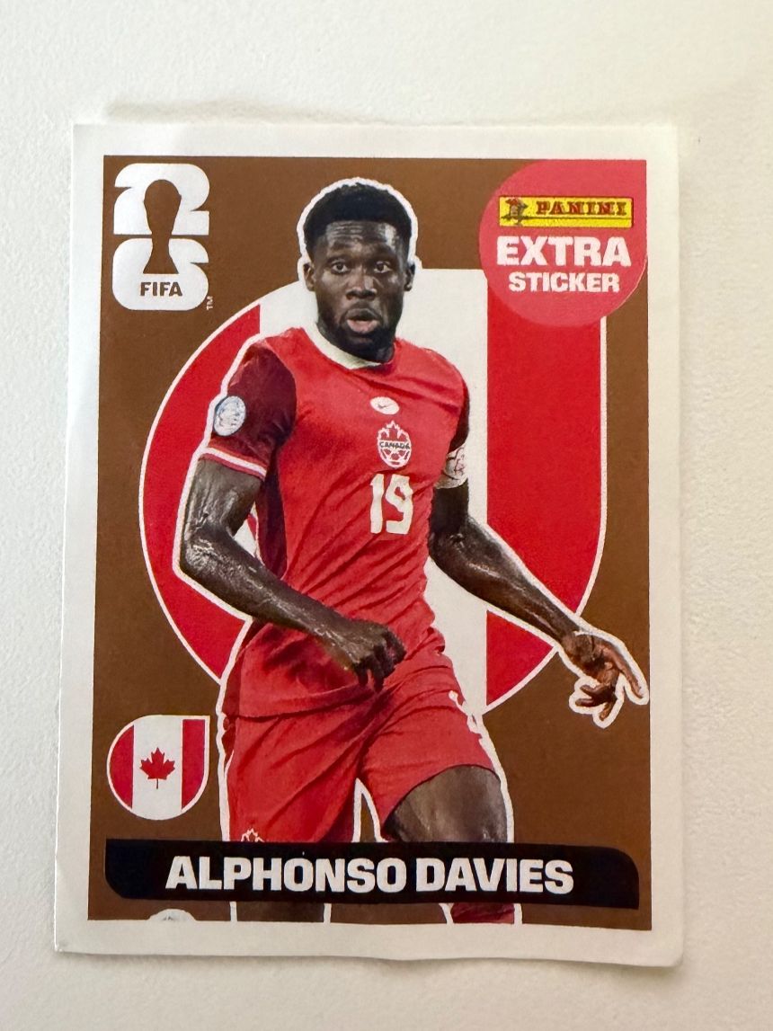 Panini Carte collezionabili: Panini Extra Bronze - Alphonso Davies – Nuovo e nell'imballaggio originale da Lostorf venduto da Tomsten