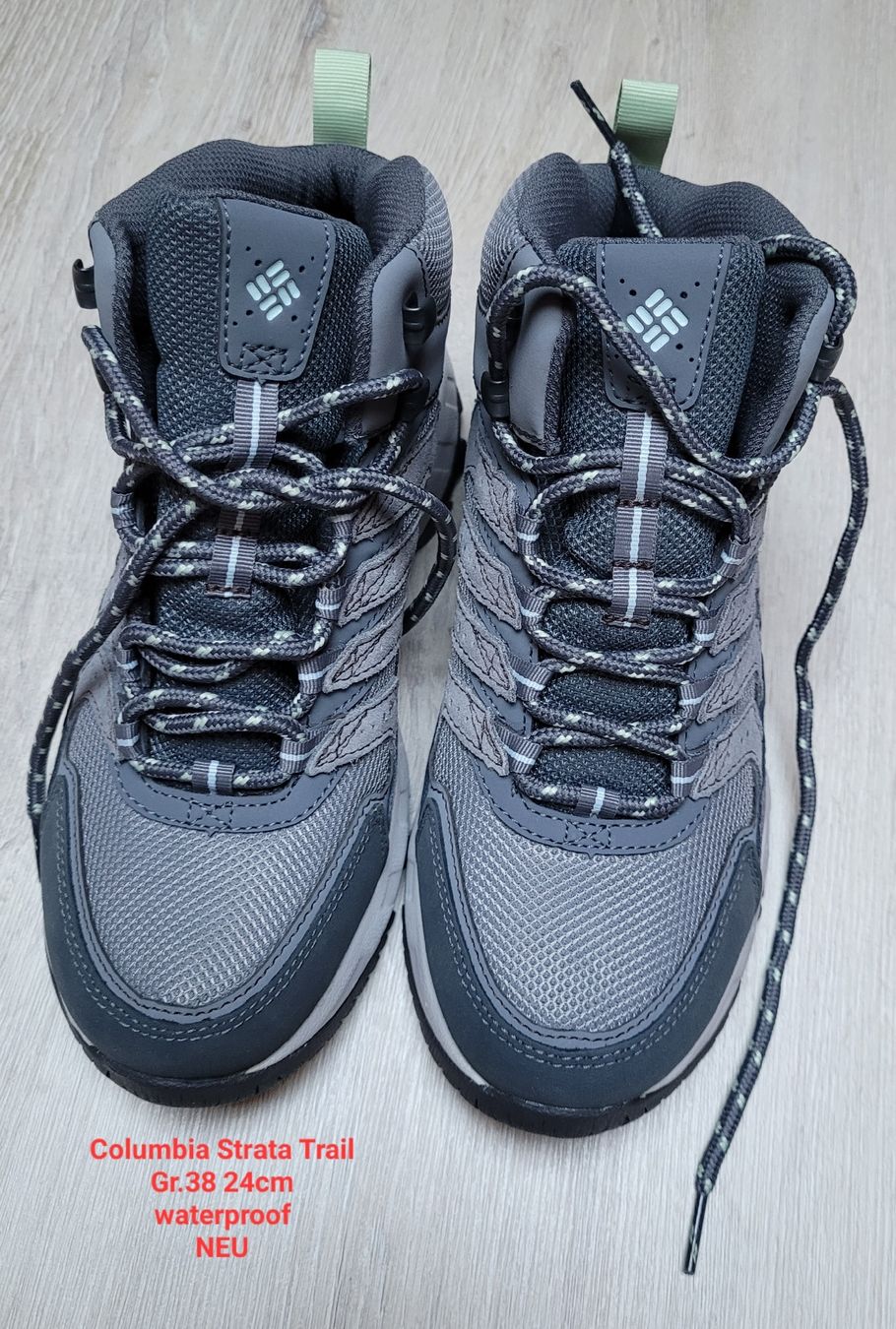 Columbia Scarpe da donna: Columbia Wanderschuhe, Grau, Gr. 38, Neu – Nuovo e nell'imballaggio originale da Münchenstein venduto da sun_mx9b 1