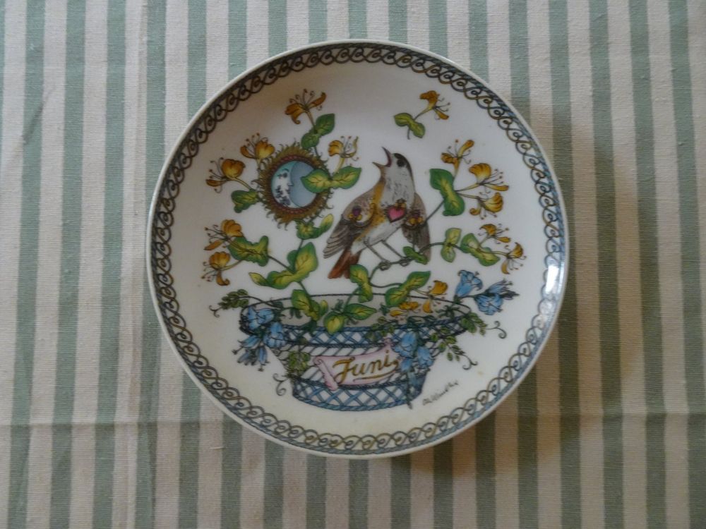 Hutschenreuther Sammelteller Ole Winther JUNI - M57 (Gebraucht) in ...