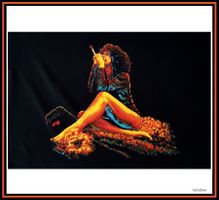 Fahne *Smoking Girl* - Nr. J-3377
