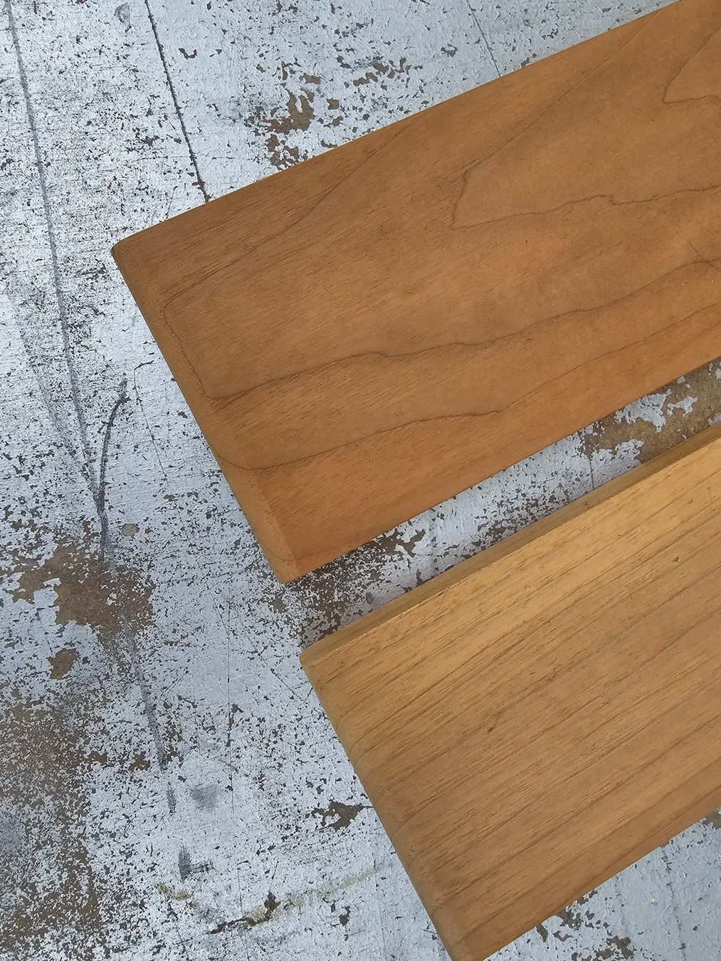 Holzartikel: Holz: Brett-Set 2-tlg. Nussbaum – Neu (gemäss Beschreibung) aus Romanshorn von Rachacha 2