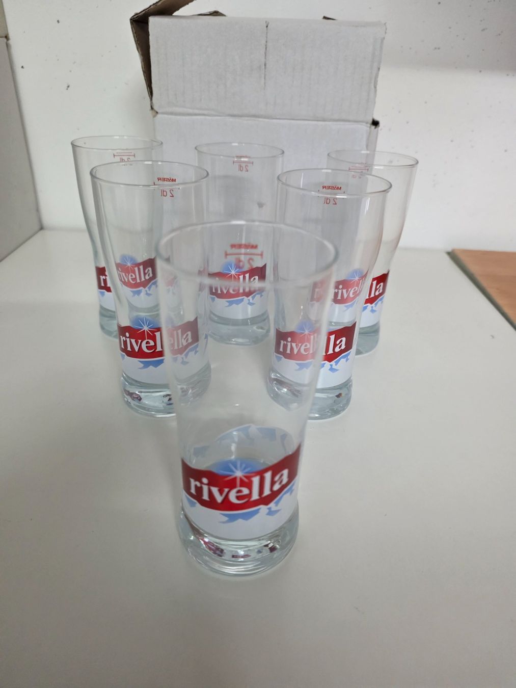 Bicchieri: Rivella Rot 2dl Glas Gläser 6 Stk. – Nuovo (secondo la descrizione) da Dorf venduto da Echo_Elements
