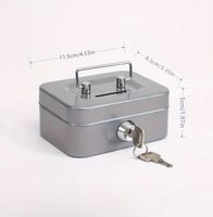 Mini Geldkassette mit Schlüssel 🔑 – Ideal für Bargeld & Mün