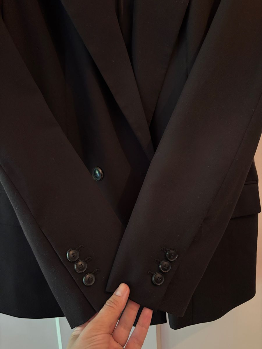 Mango Giacche: Mango Black Double Breasted Blazer Size S – Usato da Nyon venduto da My_wardrobe 2