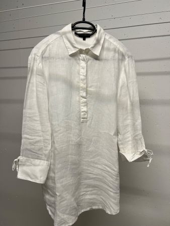 Leinentunika/Longbluse weiss von Marc O'Polo Gr. 34