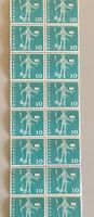 1960 Rollenmarken Schweiz - Nr. 356RM (12x) + Nr. 356R (46)