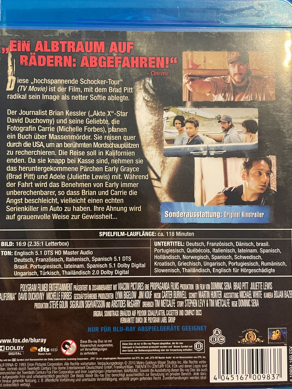 Tous les DVDs: Kalifornia  (1993) – Neuf (Voir description) à Waldenburg par Gonzo8 1
