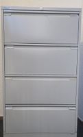 Bisley Aktenschrank Metall grau, Zustand gebraucht 