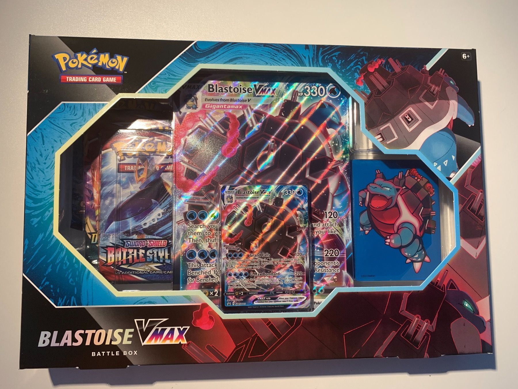 Pokémon Carte collezionabili: Pokémon Blastoise VMAX Battle Box – Nuovo e nell'imballaggio originale da Zug venduto da Riconico