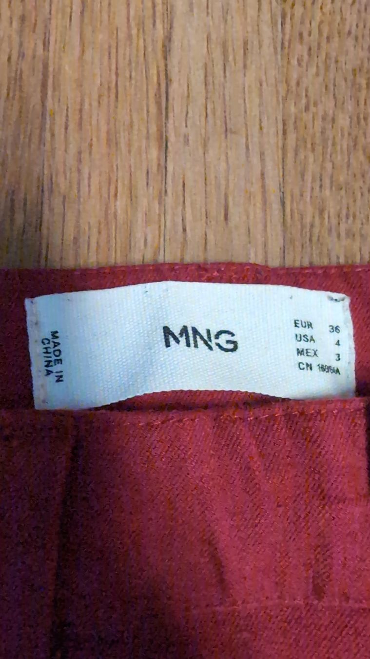 Mango Pantaloni: MNG Hose, Gr. 36, Weinrot – Usato da Bern venduto da Orwahn 1