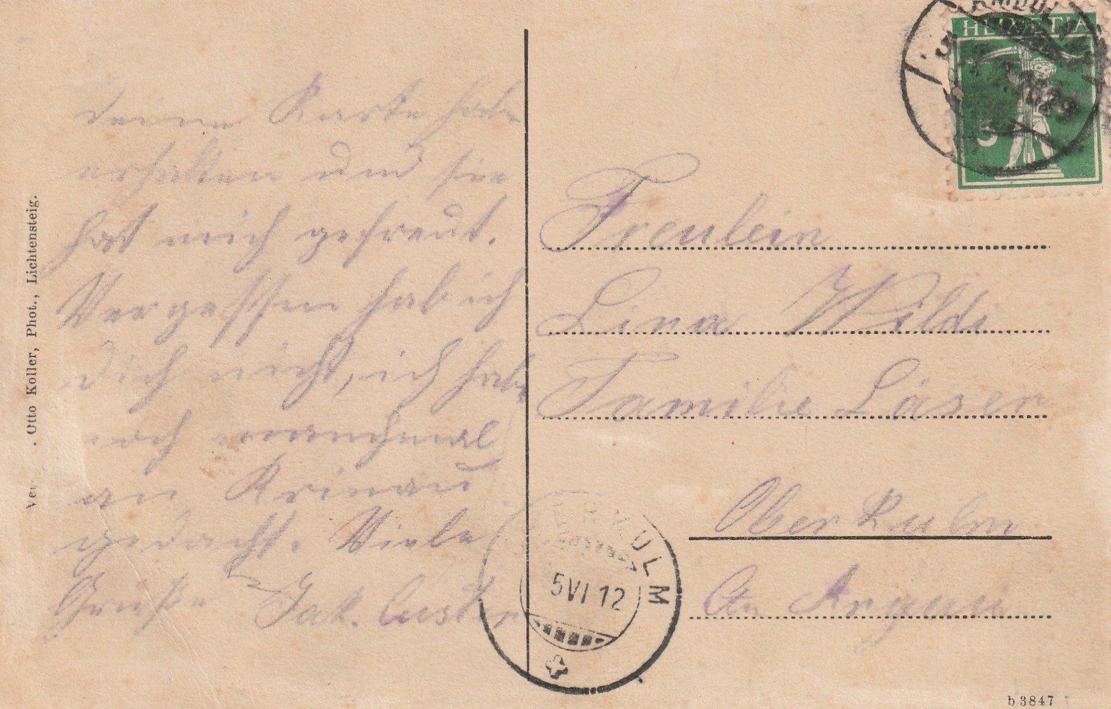 Cartoline postali: Krinau – Usato da Rorschacherberg venduto da fratovi2 1