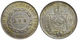 Brasilien 500 Reis 1862
