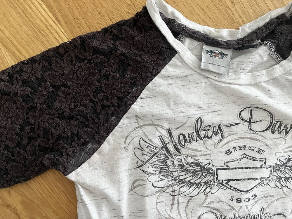 Harley-Davidson T-shirt: Harley Davidson Shirt mit Spitze – Usato da Bubikon venduto da mogli_luna 2