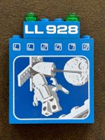 LEGO vintage Classic Space Teile 3754p03 & 3010p928 "LL2079"